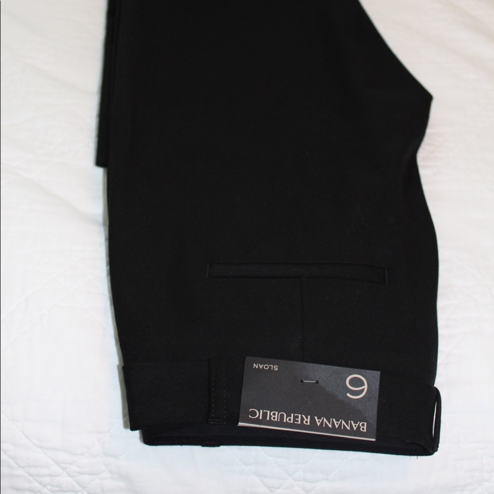 Banana Republic cropped black pants (Sloan)